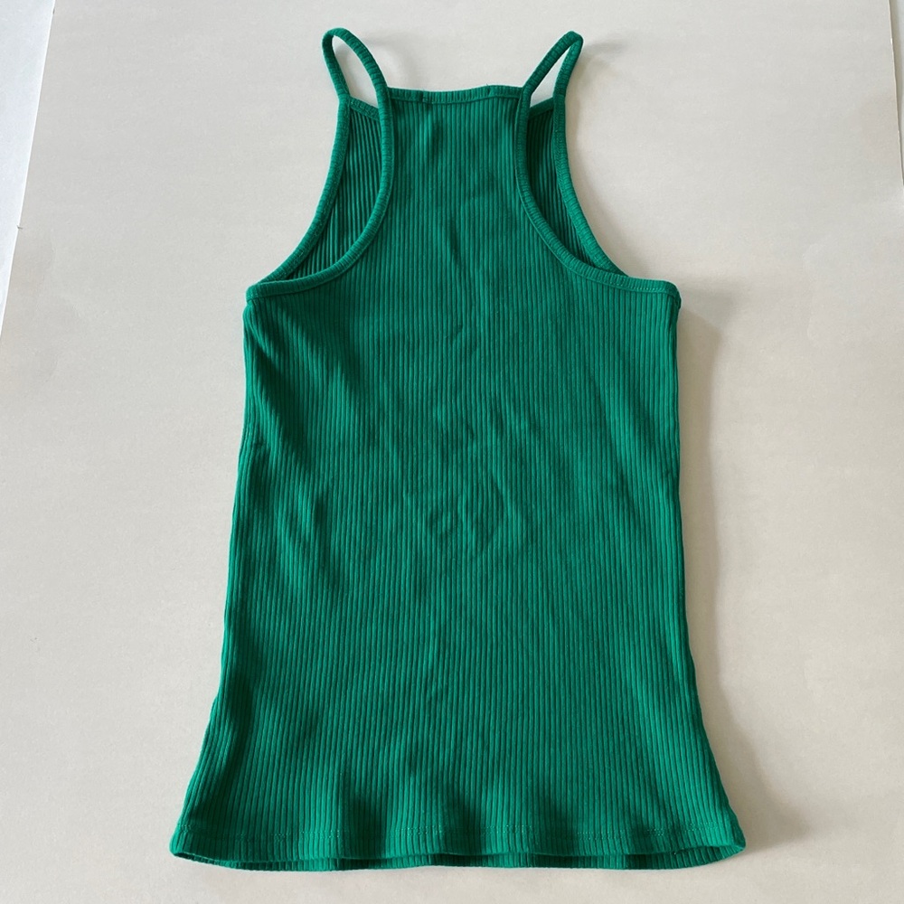 Ambience Ribbed Tank Top Green - Picture 2 of 12